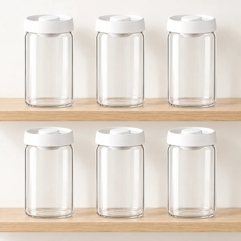 VEJLE – sæt med 6 vakuumglas, 1200 ml