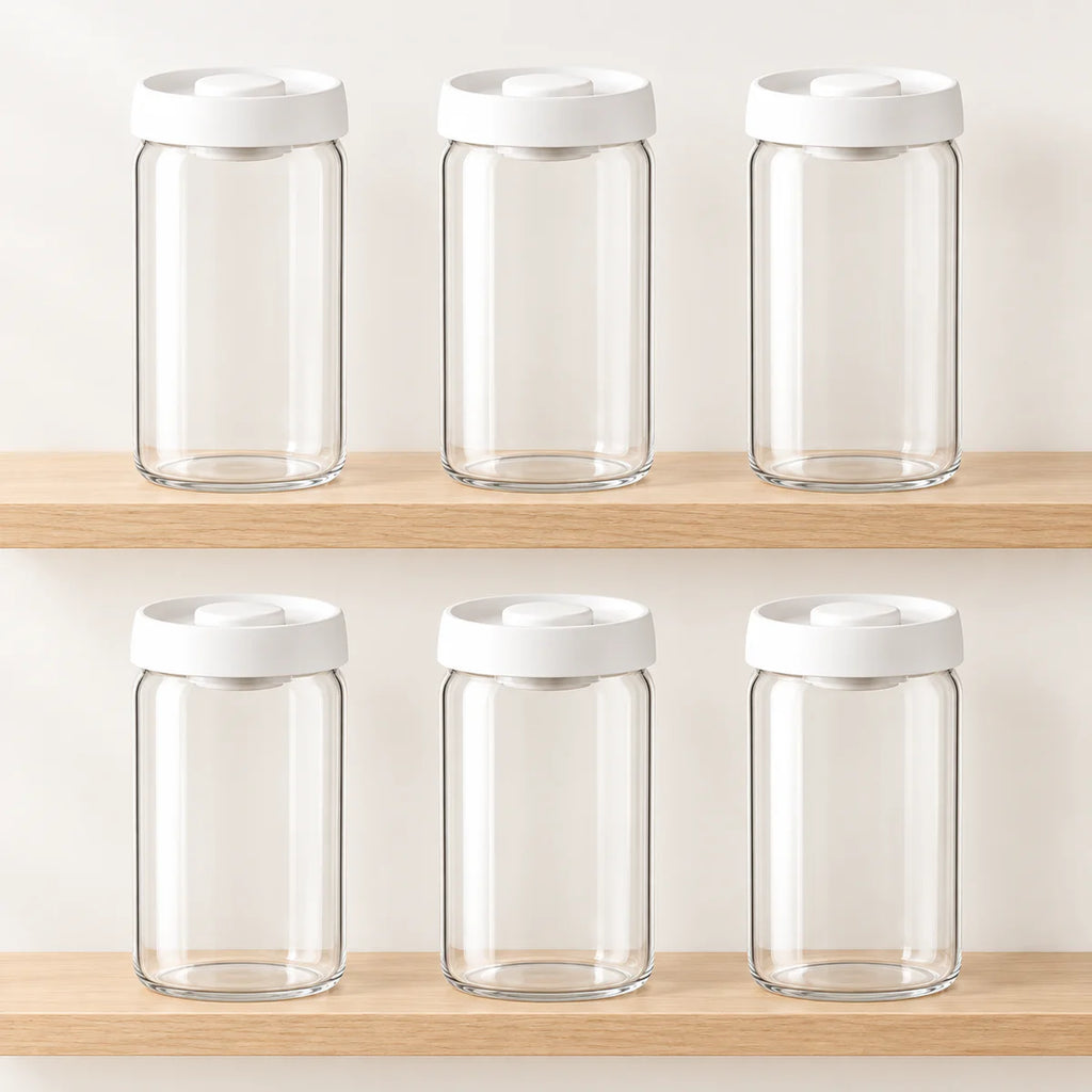 VEJLE – sæt med 6 vakuumglas, 1800 ml