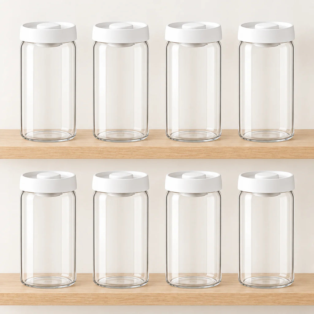 VEJLE – sæt med 8 vakuumglas, 1800 ml